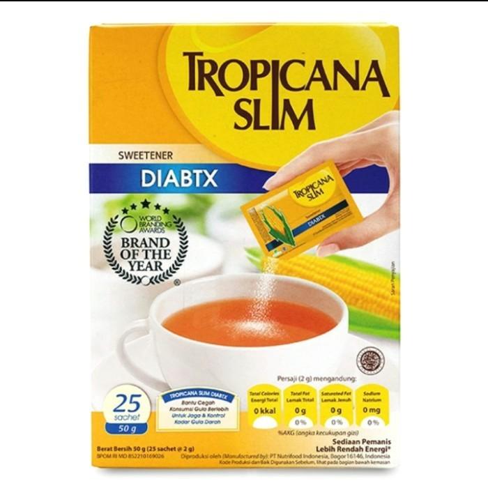 Gambar GULA TROPICANA SLIM SWEETENER DIABTX Sachet @50gr, Gula Diet Langsing dari SumberMart undefined Tokopedia