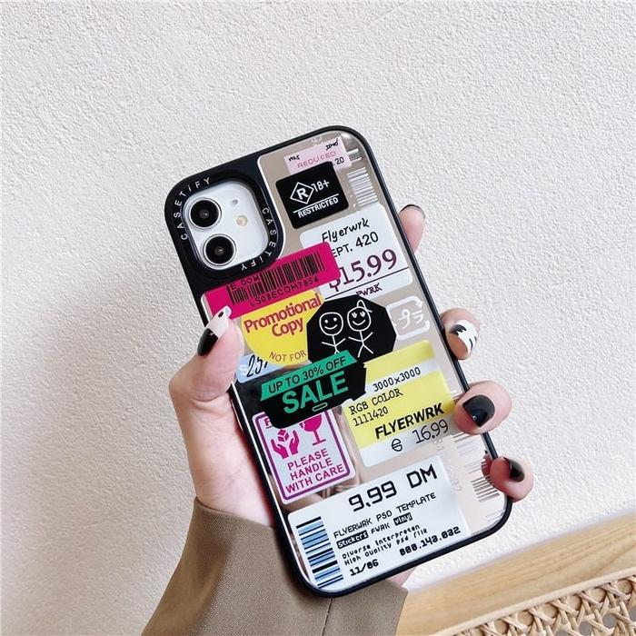 Gambar Iphone 14 Pro Max | Plus Hard Case Soft Premium CASETIFY MIRROR LABEL - LABEL 9.99, 14 dari 777 Store.id undefined Tokopedia