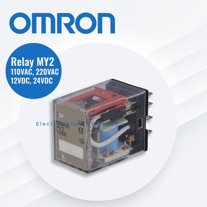 Gambar Relay Omron MY2 220VAC, 24VDC, 12VDC, & 110VAC - 24VDC dari Electric Shield undefined Tokopedia