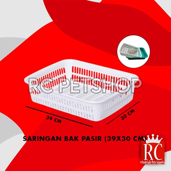 Gambar Saringan Bak Pasir kucing Cat Litter Box dari RC Petshop Jakarta undefined Tokopedia