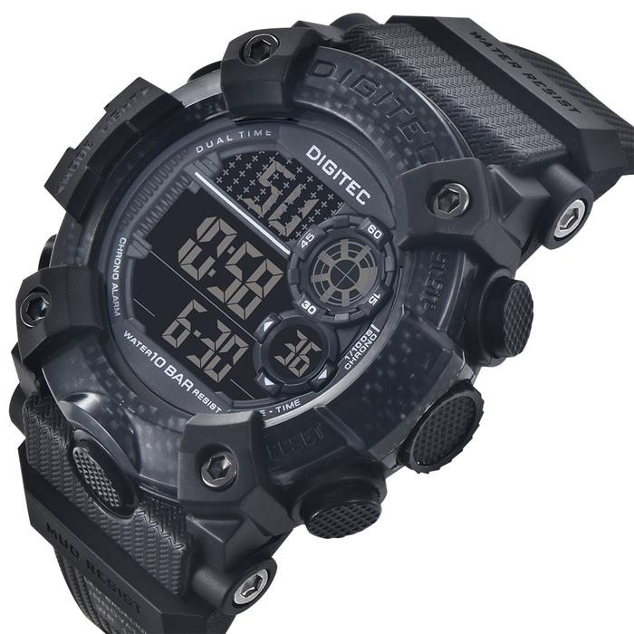 Gambar Digitec DG-5118T Jam Tangan Pria Digital Rubber 5118 Original DG5118 - Hitam dari Liga.Arloji undefined Tokopedia