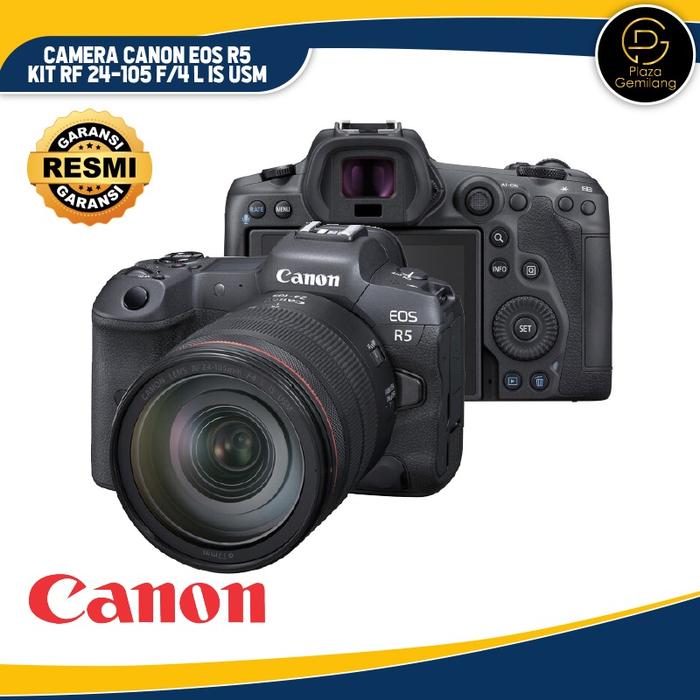 Camera Canon Eos R5 Kit Rf 24-105 F4 L Is Usm