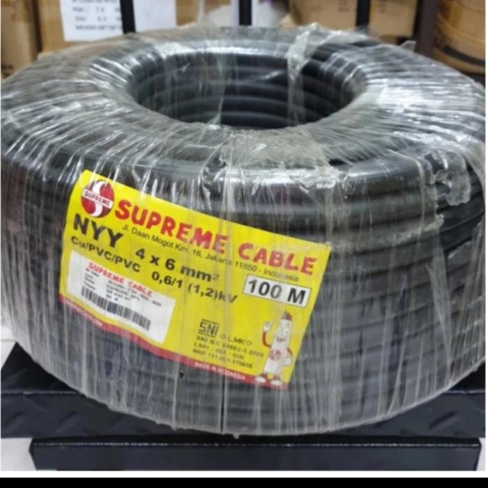 Jual Kabel NYY 4X6 Supreme 100M Jakarta Pusat DUNIA LISTRIK Jual kabel nyy 4x6 supreme 100m jakarta pusat dunia listrik