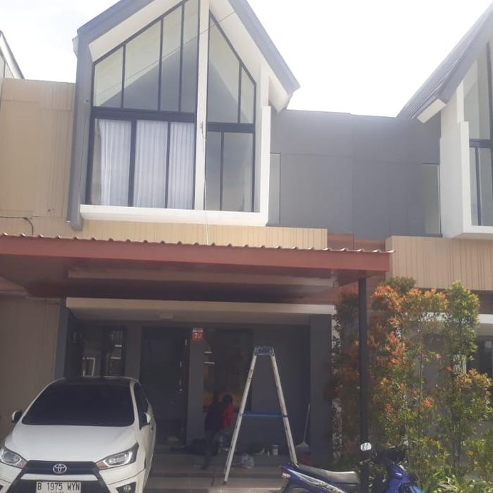 Gambar kanopi rangka baja ringan atap alderon singgel dan plavon pvc dari kanopi baja dan rangka atap undefined Tokopedia