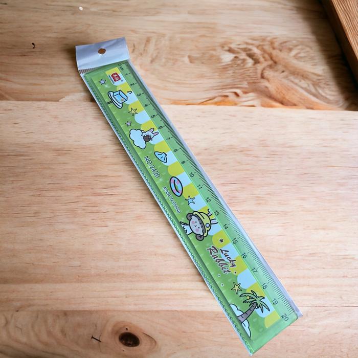 Gambar Penggaris Ukuran 20cm Motif Kartun Lucu Alat Tulis Sekolah Anak Satuan - Rabbit Green dari CERMIN CERDAS INDONESIA undefined Tokopedia
