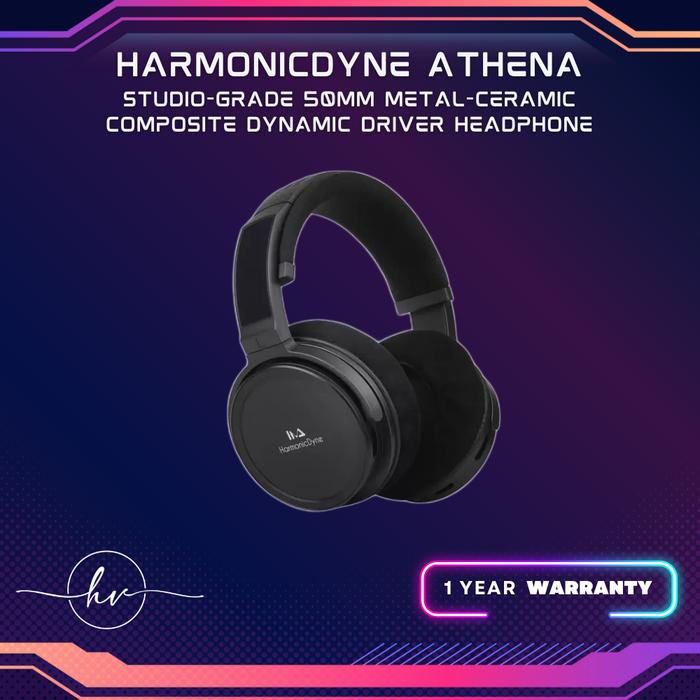 Gambar HarmonicDyne Athena 50mm  Dynamic Driver Studio Headphone dari HobbyVerse ID undefined Tokopedia
