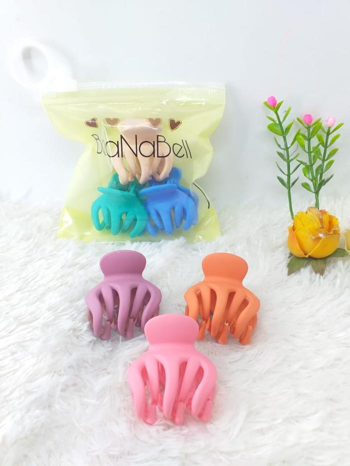 Gambar 3Pcs Jedai Doff Uk 3Cm Cakar 5 Warna Doff Jepit Rambut Wanita - RANDOM dari BeaNaBell Aksesoris undefined Tokopedia