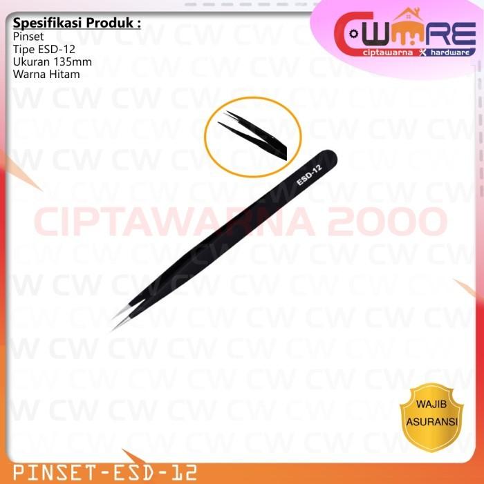 Gambar Pinset Lurus Pinset Bengkok Pinset Lancip Tweezer Anti Karat - TS-12 - TIPE 1 dari Ciptawarna2000 Home Living undefined Tokopedia
