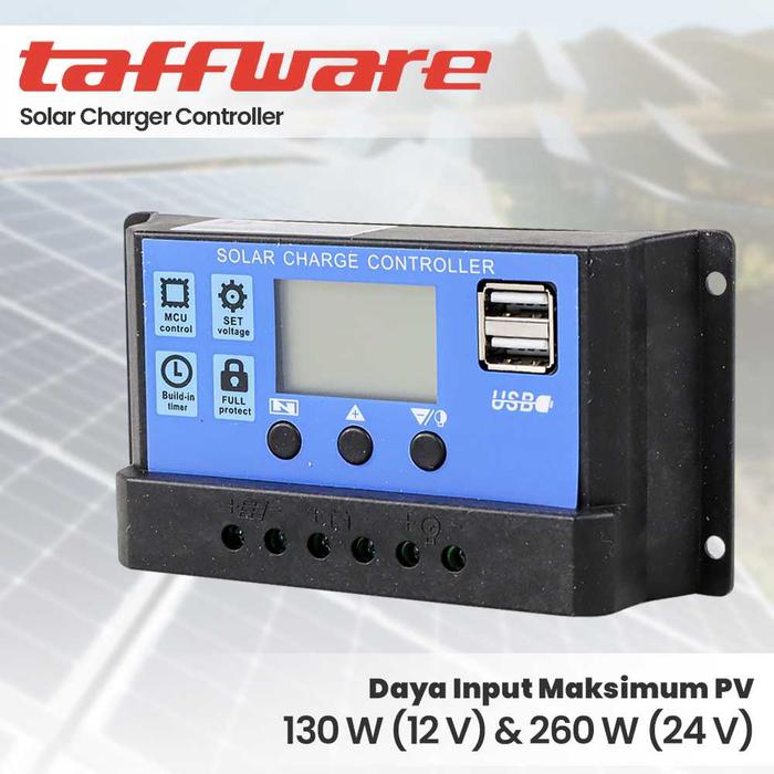 Gambar alat control solar panel charger - Controller Dual USB 10A 12V 24V - 10A dari WarunkNgonline Channel undefined Tokopedia