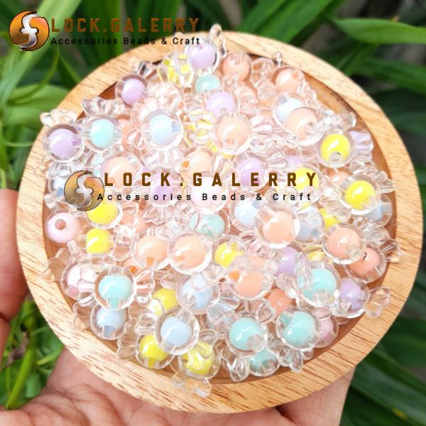 Gambar Mote Manik Manik Mute Isi Clear Bening Aneka Macam Monte Bintang Love - prmn mini 25pcs dari Lock Galerry undefined Tokopedia