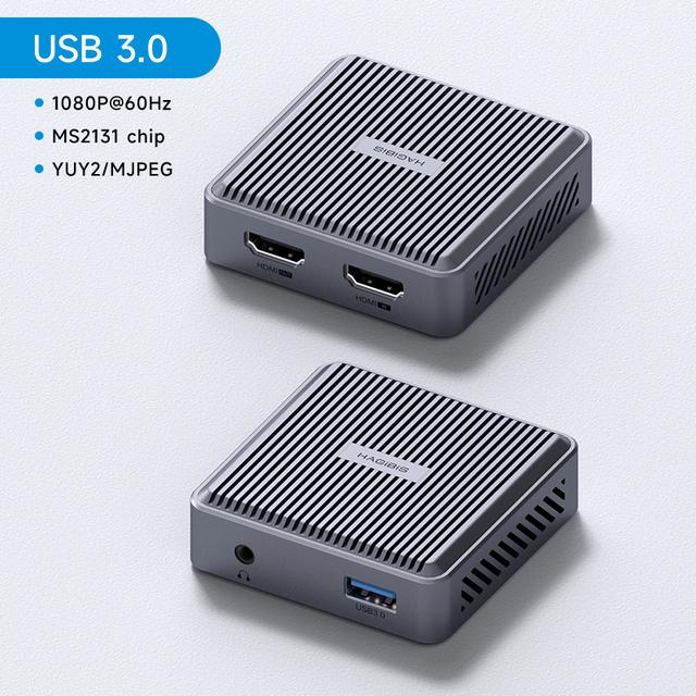 Gambar HAGIBIS 4K HDMI VIDEO CAPTURE CARD OUT FOR GAME RECORD LIVE STREAMING - USB 3.0 dari D&D-oLshop undefined Tokopedia