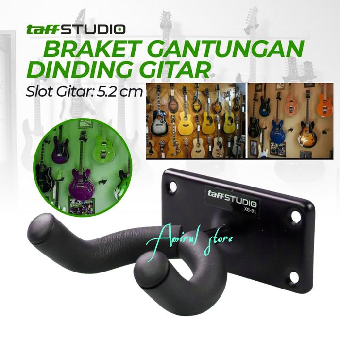 Gambar Bracket Hook Bracket Gantungan Gitar Back Holder Rack di dinding - Bracket 4 skrup dari abdulazis3604id undefined Tokopedia