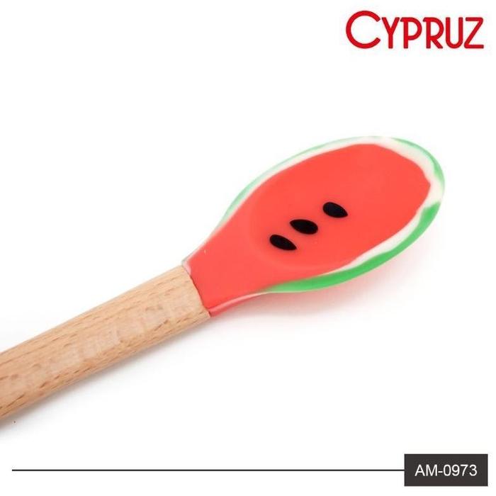 Gambar Spatula Cypruz Watermelon Utensile Series/Cypruz Buah Semangka Series  - HATI/AM-0972 - SPOON/AM-0973 dari Jawa Electrik undefined Tokopedia
