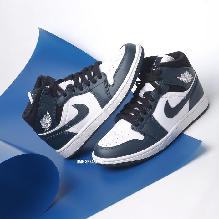 Promo Air Jordan Mid Dark Teal Armory Navy BNIB Original 100