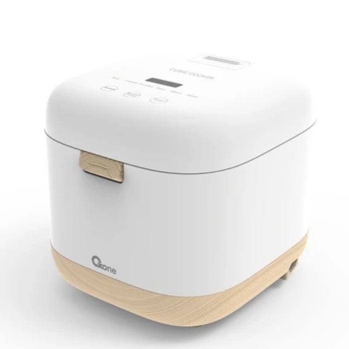 Gambar Oxone CUBIC Low Sugar Rice Cooker Mini 0.8 Liter OX250 OX-250 - Putih dari Kappy Store undefined Tokopedia