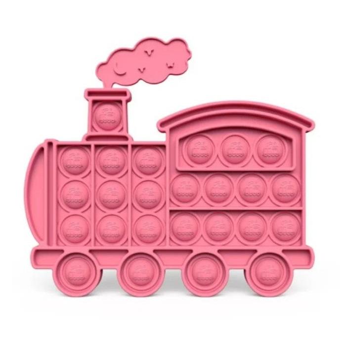 Gambar Pop It Popit Bubble Mainan Tik Tok Transportasi Kereta Kreta Api Train - Kereta Pink dari Fairytale undefined Tokopedia