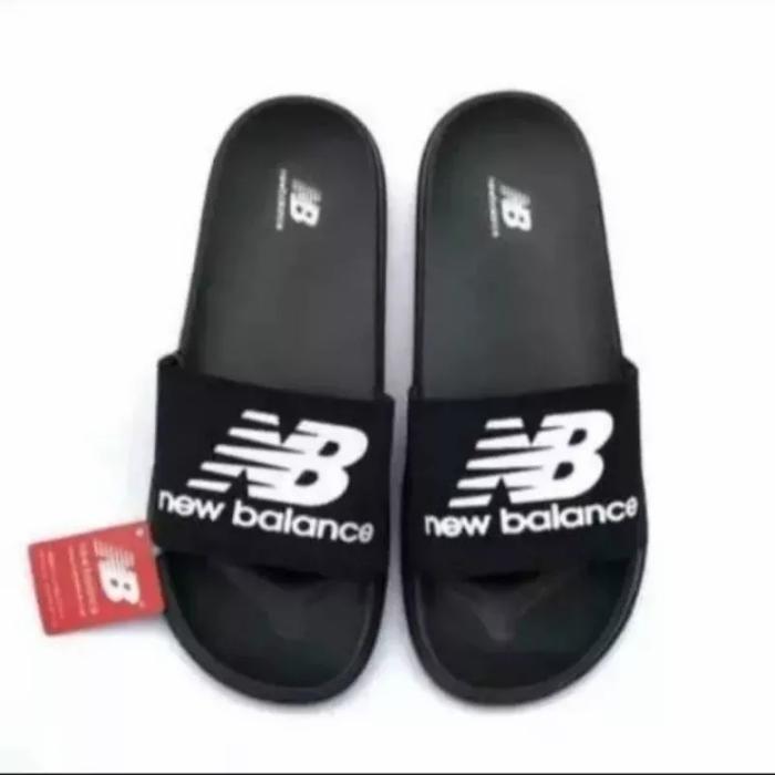 Gambar sandal slop new balance original dewasa sendal nb logo - balance putih, 39 dari munirstore01 undefined Tokopedia