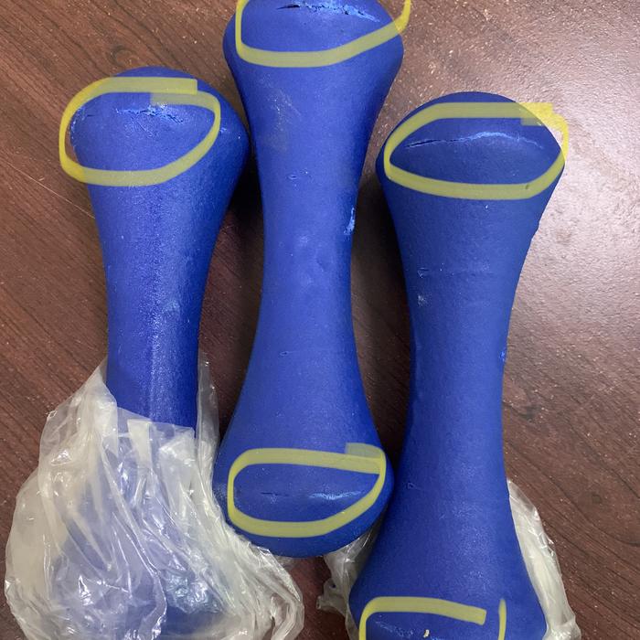 Gambar Dumbbell / Bone Shape Dumbbell / Barbell / Barbel bentuk Tulang - 4kg biru QC dari GetFit OS undefined Tokopedia