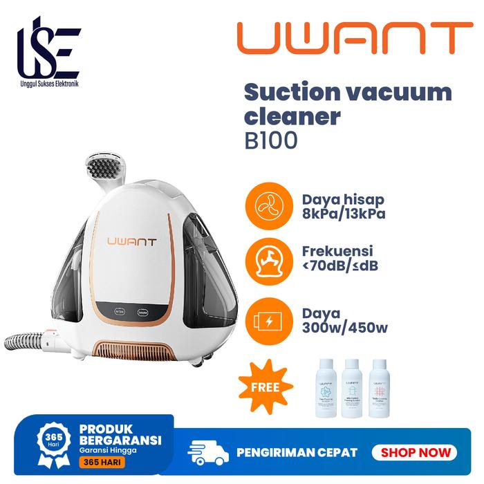 Gambar Uwant B100 Suction Vacuum Cleaner Mesin Pembersih Kain Multifungsi dari Unggul Sukses Elektronik undefined Tokopedia