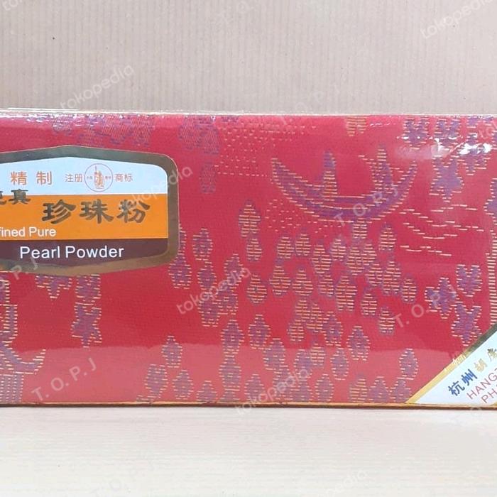 Gambar Refined Pure Pearl Powder/Zhen Zhu Fen (Bubuk Mutiara) dari T. O. P. J undefined Tokopedia