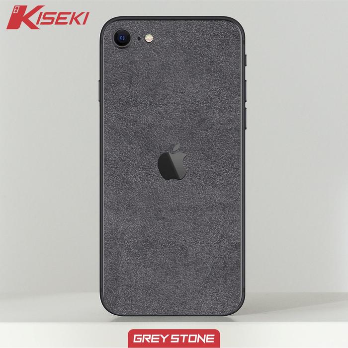 Gambar Kiseki Skin iphone se 2020 on Back Case Carbon Leather Custom dl - Grey stone dari Kiseki Skin undefined Tokopedia