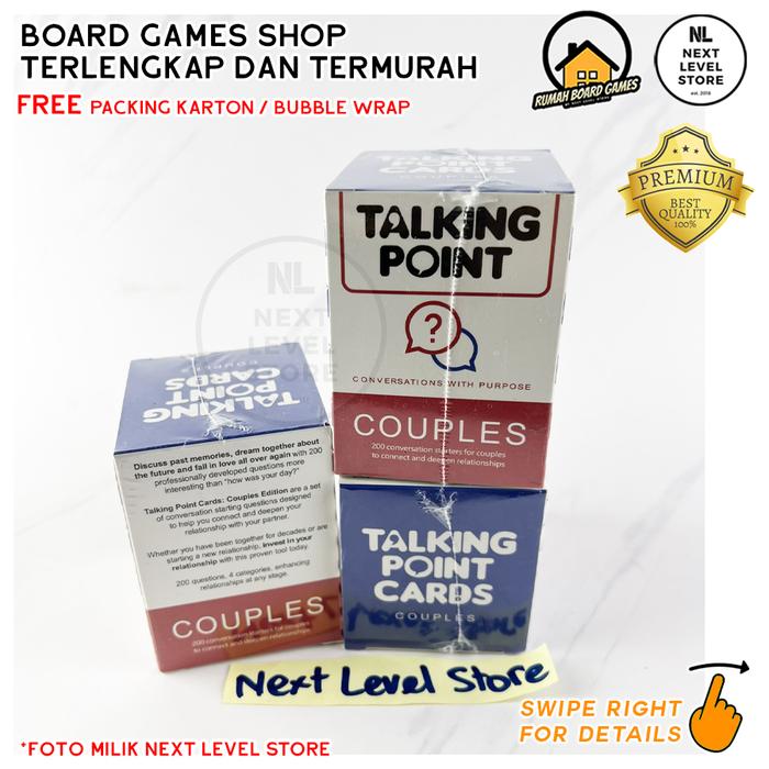 Gambar Talking Point Cards Couples Pack for Couple Pasangan Board Card Game dari Next Level Store undefined Tokopedia
