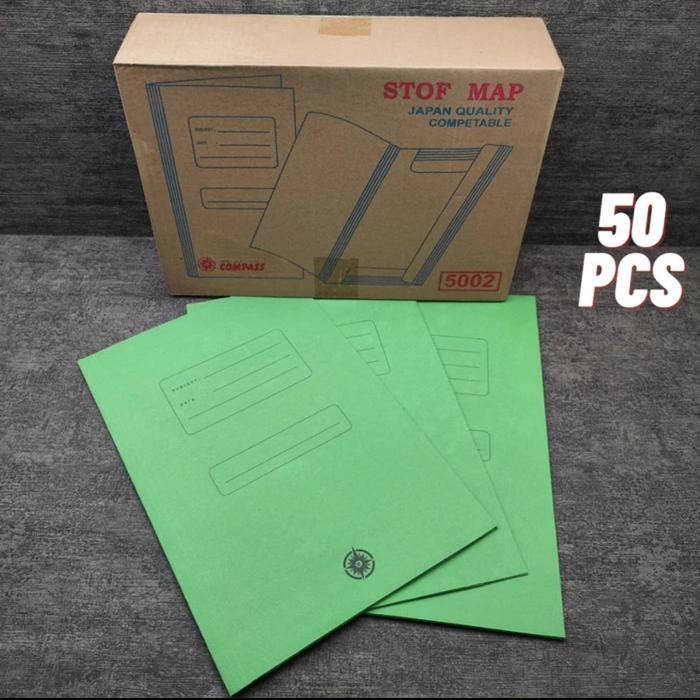 Gambar Stopmap Folio Stofmap New Compass 5002 Stof map Buffalo Stop map 50pcs - STOFMAP Hijau dari Zipbag undefined Tokopedia