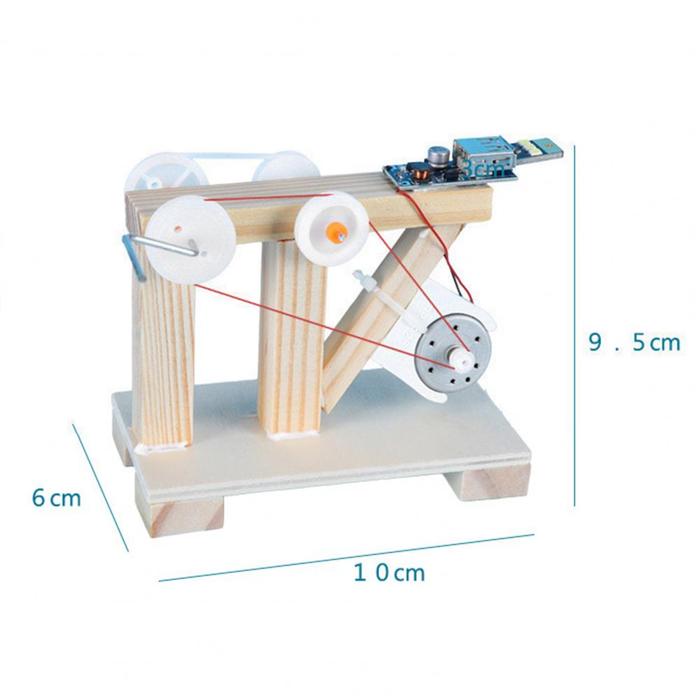 Gambar Mainan Rakitan Model Generator Manual DIY Mainan Edukasi Sains - Kuning dari Smile-Seller undefined Tokopedia