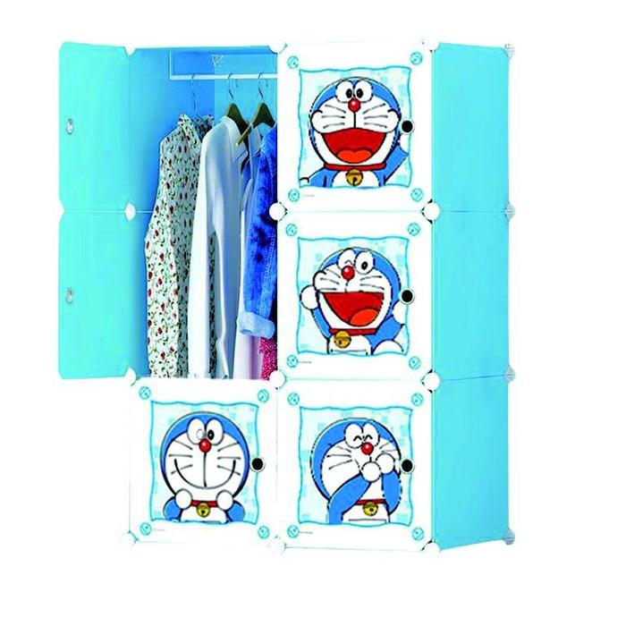 Gambar joss lemari pakaian plastik lemari portable anak rak baju gantungan 6 - YD06-BARU dari Toko Salwani undefined Tokopedia