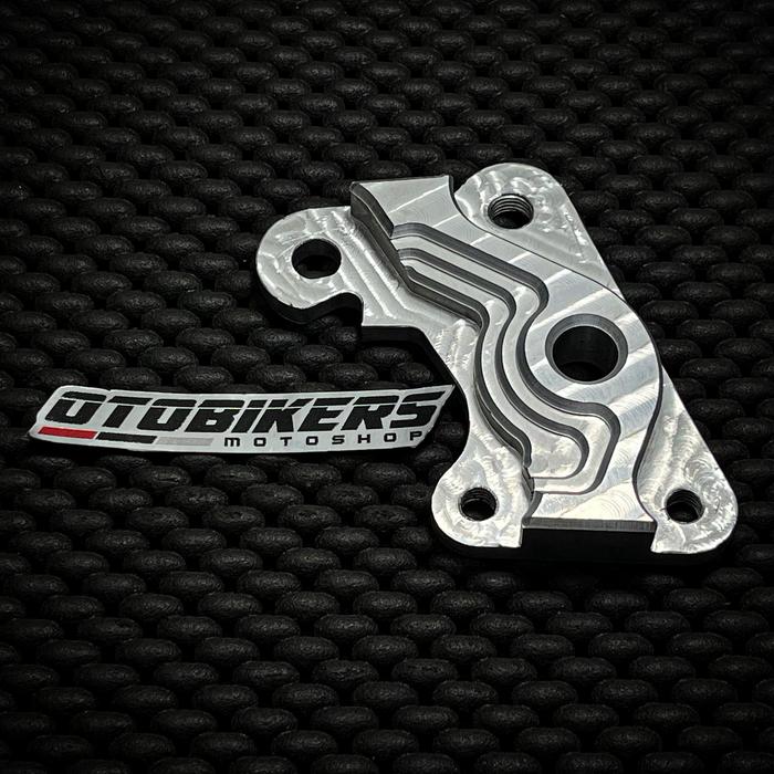 Gambar BREKET KALIPER RCB NISSIN SAMURAI 2P MIO SPORTY LAMA 5TL UK 220 260 MM - 260mm Almu T6, Mio Old 5TL dari OB JATENG undefined Tokopedia