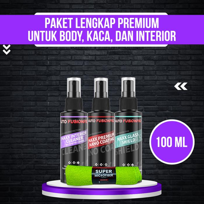 Gambar PROMO Paket Perawatan Mobil Automaxx Premium Car Care - 100 ML dari Auto Fusionpro undefined Tokopedia