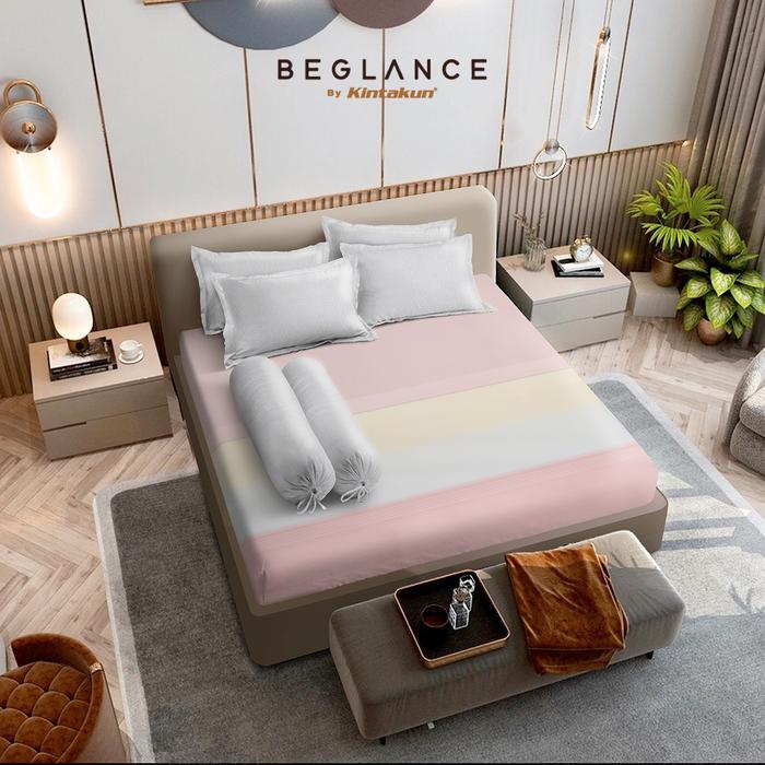 Gambar BEGLANCE Sprei Fitted Bamboo Silk Super Soft Premium T40 (5in1) Zayn - 160 x 200 dari Kamar Rumahku undefined Tokopedia