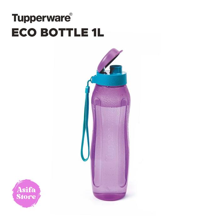 Gambar Tupperware Eco Bottle 1L - Tempat / Botol Air Minum Unik Kekinian - Ungu dari Asifa Merchandise undefined Tokopedia