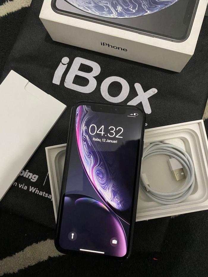 Gambar IBOX| iPhone XR X 256GB 256 128GB 128 64GB 64 Second Black White Blue dari galleryjiwa undefined Tokopedia