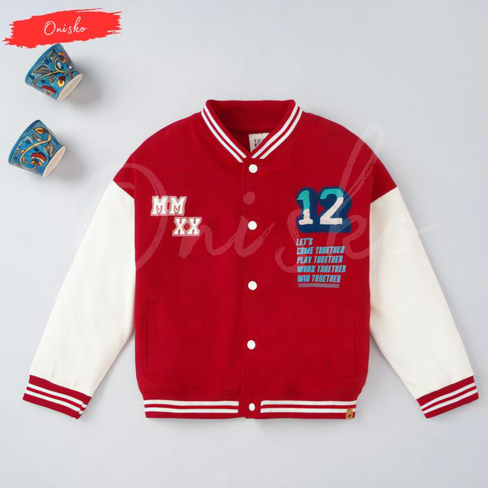 Gambar Jaket Varsity Anak 17 Agustusan Model Tulisan NMXX 12 Premium Terbaru - Merah Putih, 2 dari Makira id undefined Tokopedia
