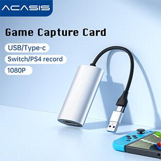 Gambar ACASIS Mini HDMI Video Game Capture Card 2in1 USB A+Type C FHD 1080p dari reva ramadani undefined Tokopedia