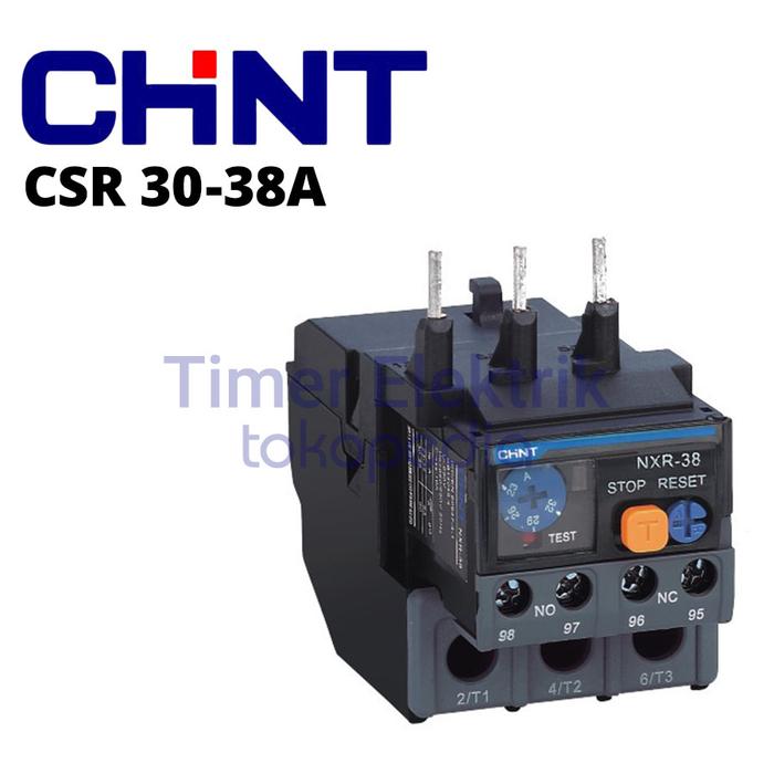 Csr Relay Jual Thermal Overload Relay CHINT NXR-38 Setting Arus 23-32A & 30-38A ...