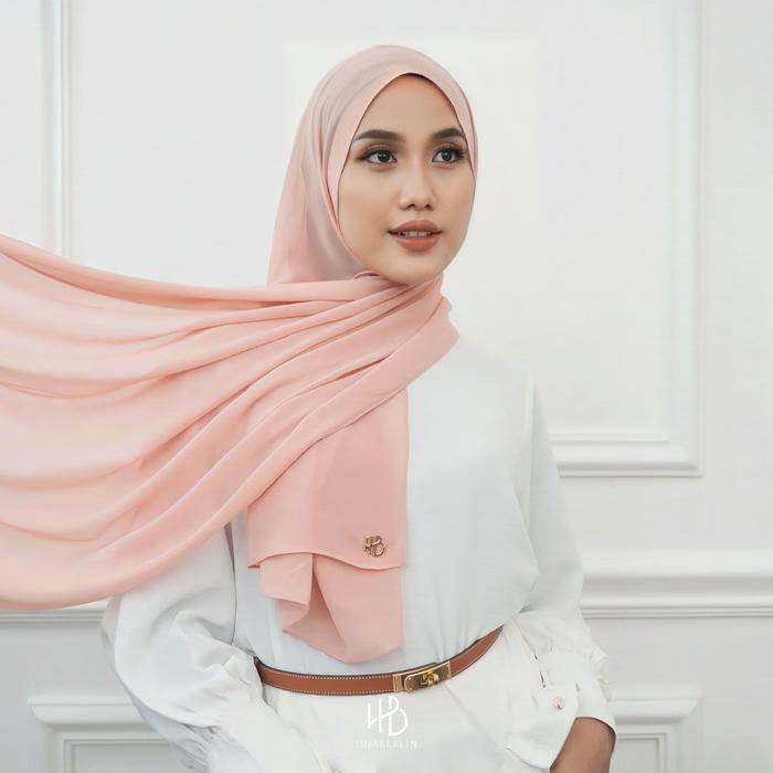 Gambar Basic Shawl Ultrasoft Vol 2 Hijaberlin-Pashmina Polos Babydoll Premium - Peachy dari Hijaberlin undefined Tokopedia
