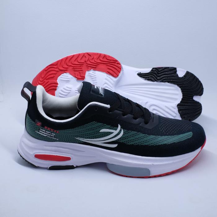 Gambar Sepatu olahraga pria Sepatu Volly sepatu Tenis running lari - HITAM STABILO, 42 dari Zevil Footwear undefined Tokopedia