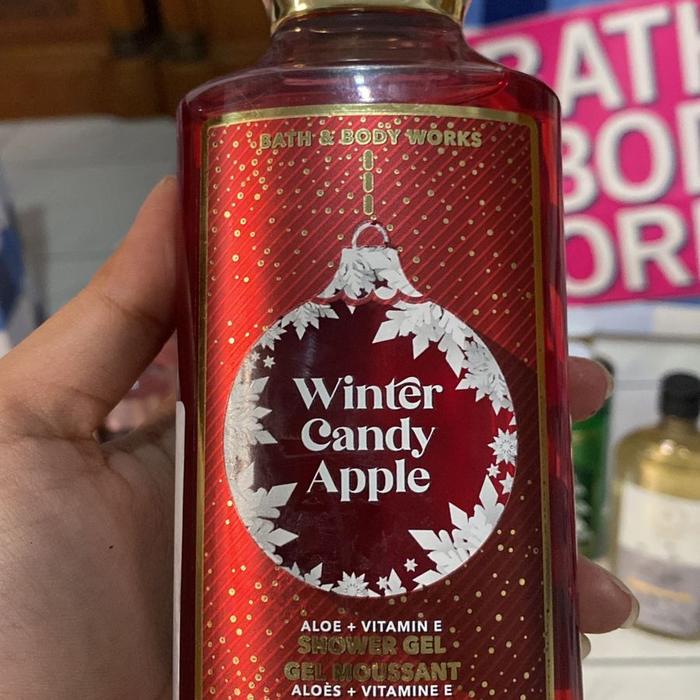 Gambar BBW Bath & Body Works WINTER CANDY APPLE Shower Gel dari putiksari undefined Tokopedia