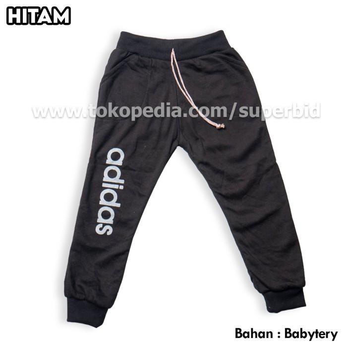 Gambar Celana Jogger Anak laki laki Celana Training Panjang usia 1 - 17 Thn - Hitam, S(1-3Thn) dari superb.id undefined Tokopedia