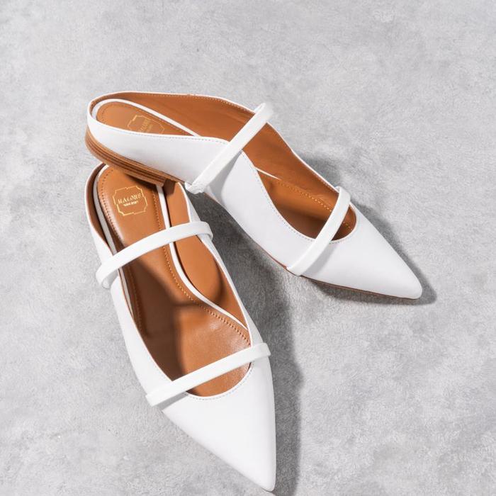 Gambar Sepatu Maureen flat (sepatu wanita) - White-white, 40 dari melzauthentic undefined Tokopedia