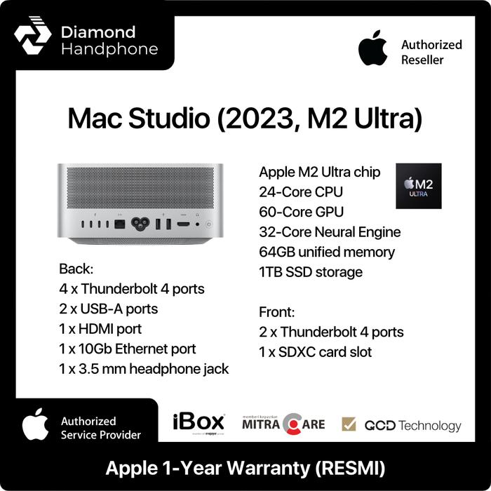 Promo Apple Mac Studio 2023 M2 Max / M2 Ultra chip 32GB - M2 Ultra ...
