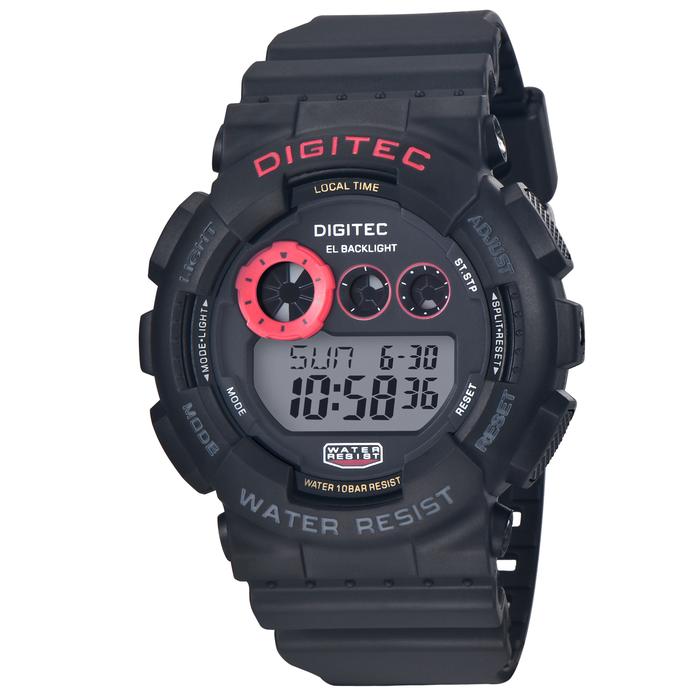 Gambar JAM TANGAN DIGITEC DG-5021T PRIA SPORTY ORIGINAL - Hitam merah dari Time Kingdom Store undefined Tokopedia