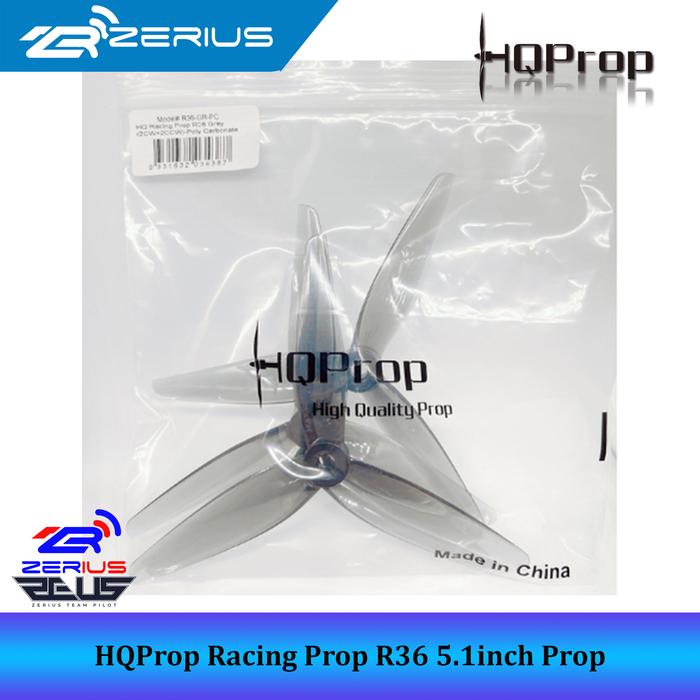 Gambar HQProp Racing Prop R36 5.1x3.6x3 5.1inch Propeller HQ Prop - Grey dari Zerius undefined Tokopedia