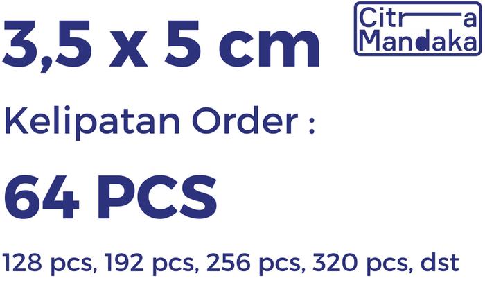 Gambar Kartu Ucapan Terima Kasih Souvenir Pernikahan Pola Kraft Paper 275gsm - 3,5 x 5 cm, 1 Sisi dari Citra Mandaka Printing undefined Tokopedia