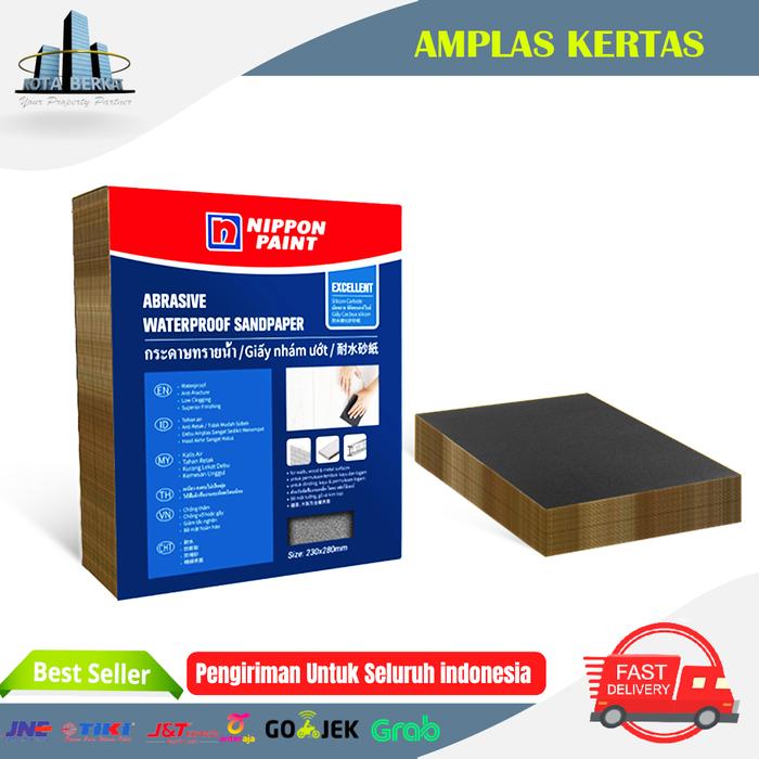 Gambar AMPLAS KERTAS LEMBARAN NIPPON PAINT - NO.100 dari TB KOTA BERKAT undefined Tokopedia