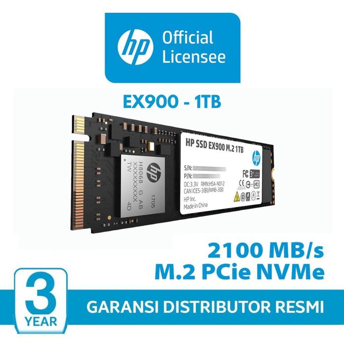 Gambar HP SSD EX900 1TB M2 NVMe SSD M.2 NVMe PCIe 2280 Garansi Resmi 3 Tahun - SSD Only dari Licensee SSD Store undefined Tokopedia