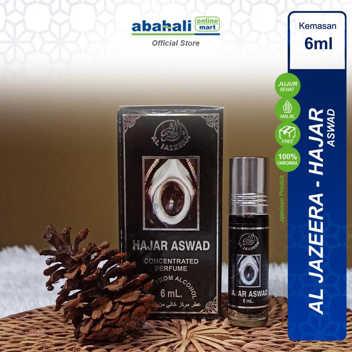 Gambar Parfum Al Jazeera Hajar Aswad Roll On 6ml Minyak Wangi Non Akhohol Ter dari Abahali Mart undefined Tokopedia