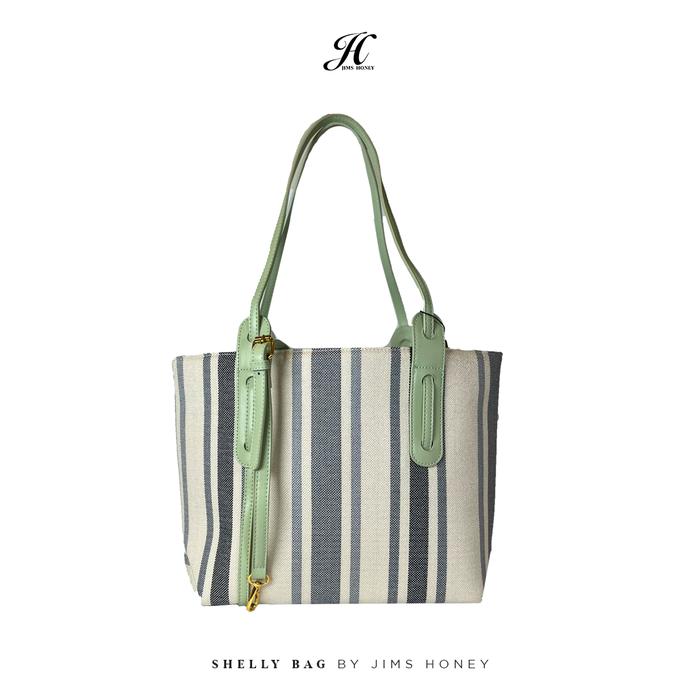 Gambar JIMS HONEY  Tas Totebag Wanita SHELLY BAG - GREEN dari Supplier Jims Honey_NEW undefined Tokopedia